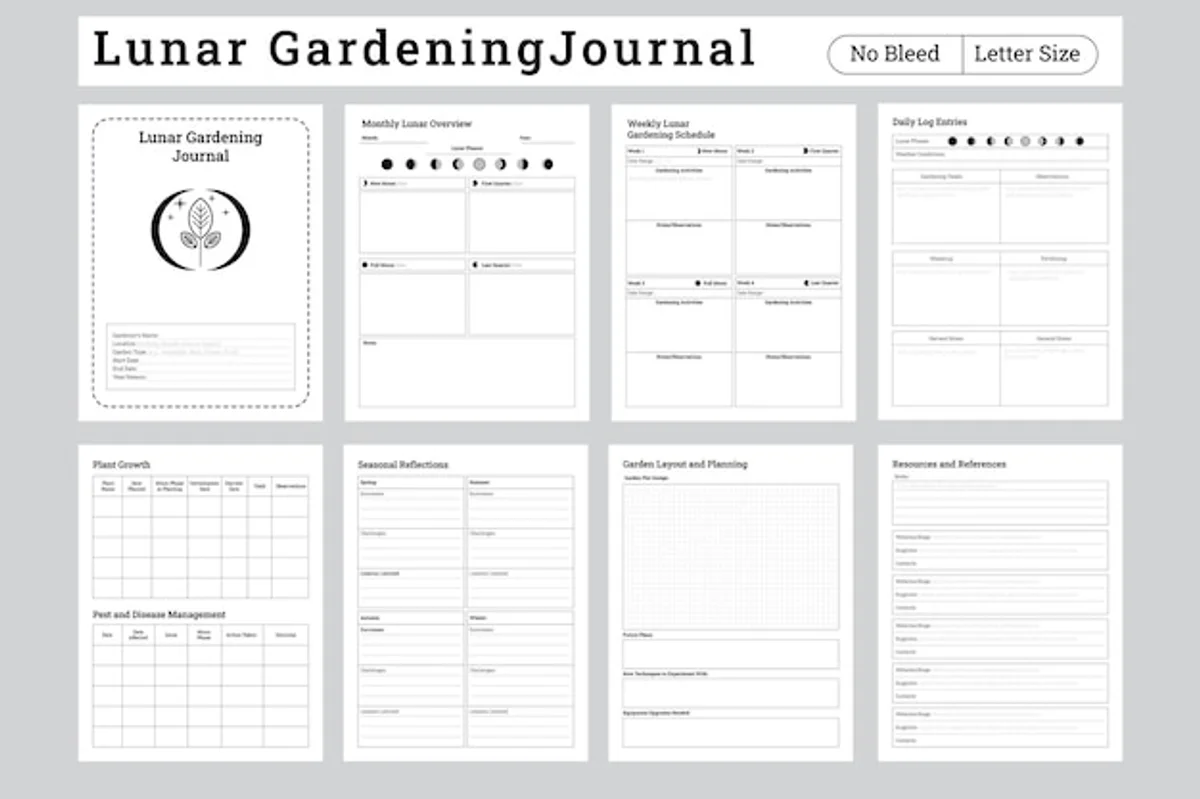 moon phases in garden planting calendar
