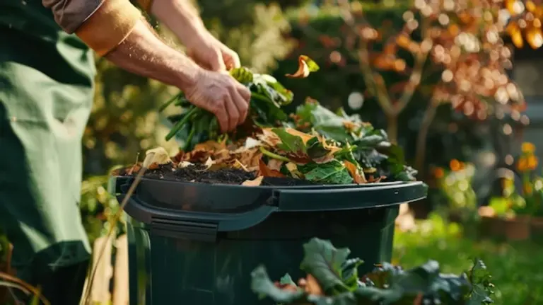recycling kitchen waste gardening spring