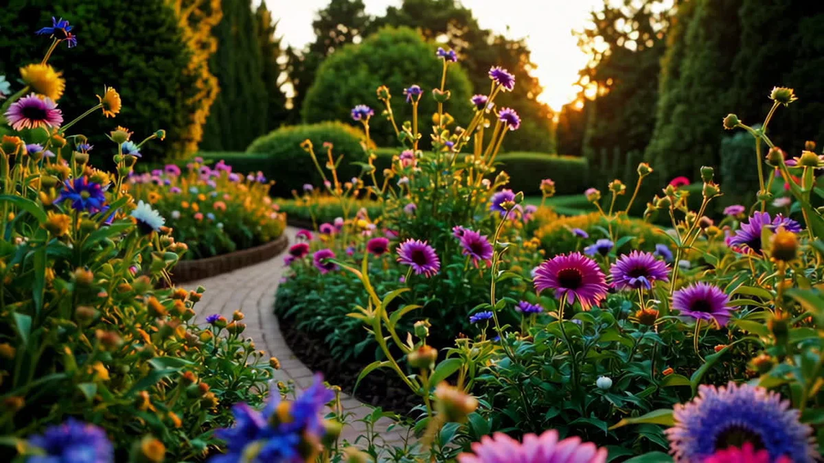 modern small paradise garden plants Germany