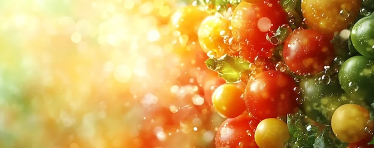 close up ripe tomatoes garden sunlight freshness