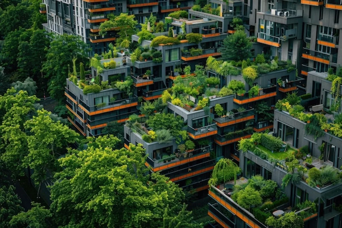 vertical garden apartment Germany modern