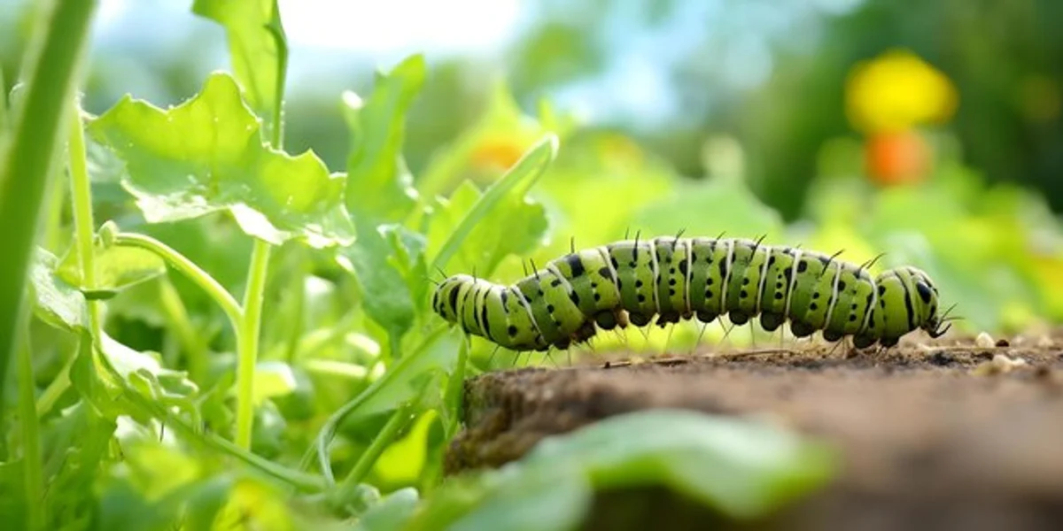 natural pest control vegetables garden macro