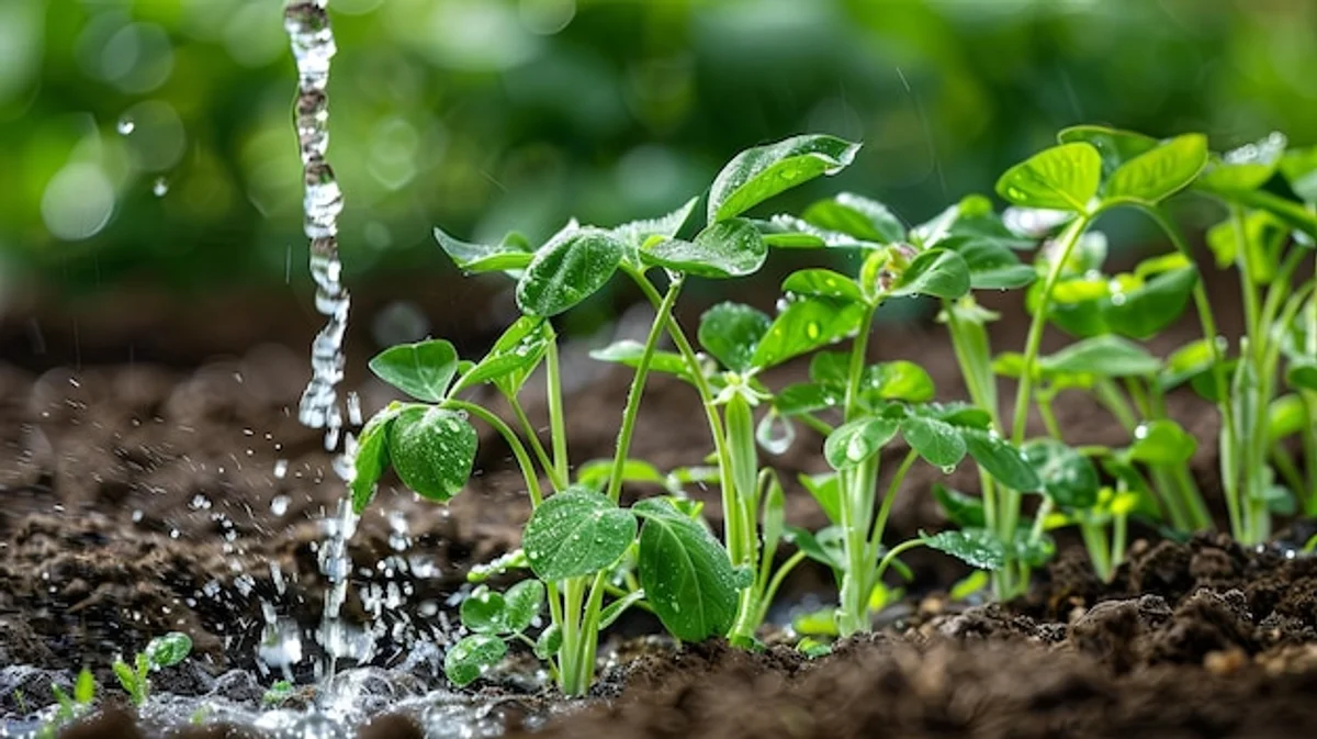 garden soil drainage for peas
