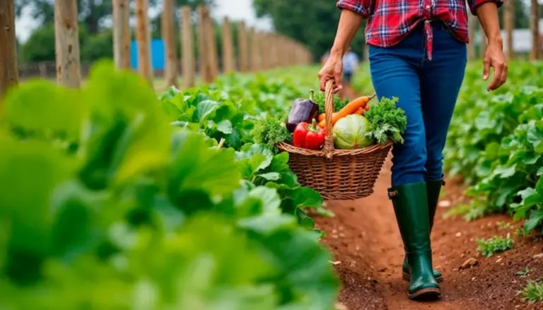 natural tomato garden successful harvest Germany