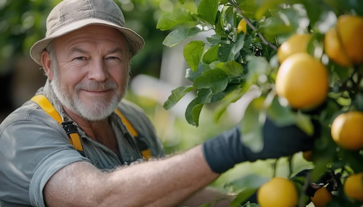 senior gardening fruit trees easy maintenance