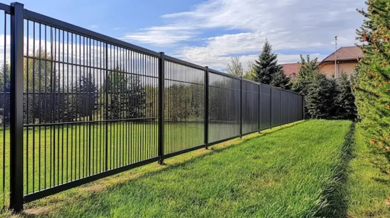 modern garden hedge vs fence Germany