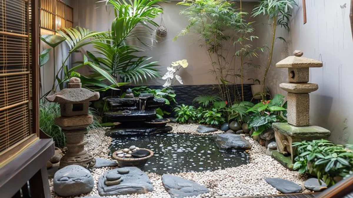 feng shui storage garden tools natural materials