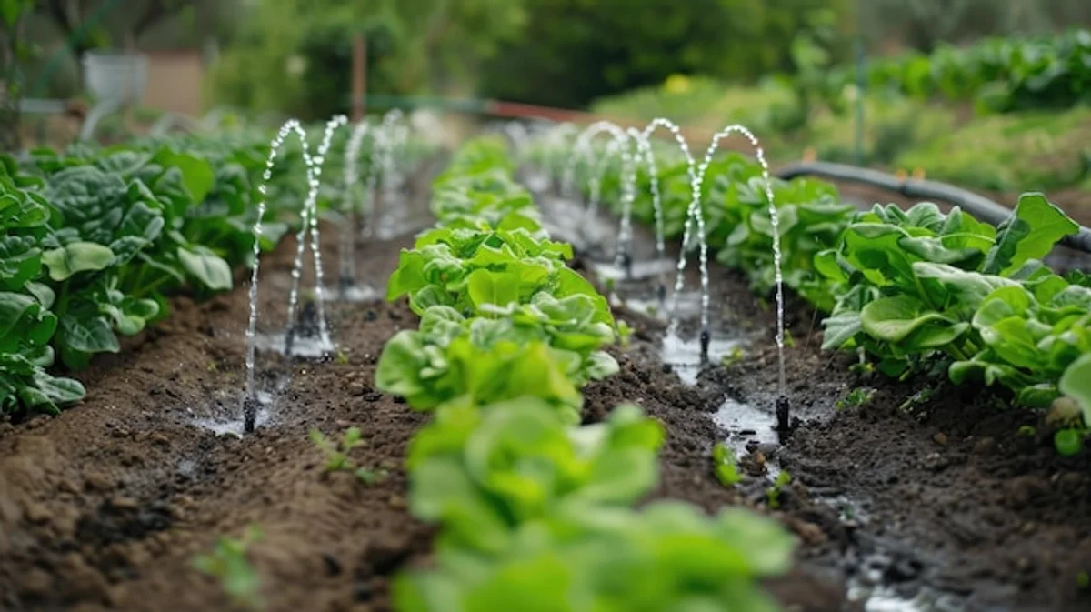 vegetable garden diy water saving