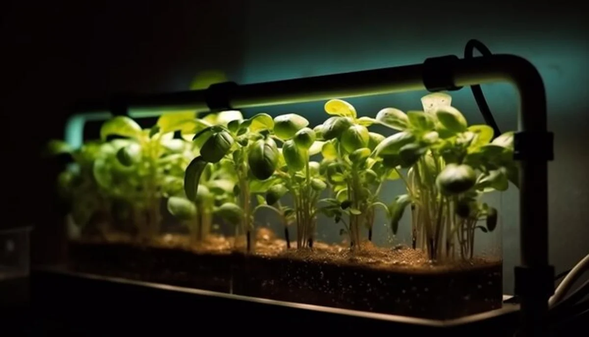 macro tomato seeds soil sunlight