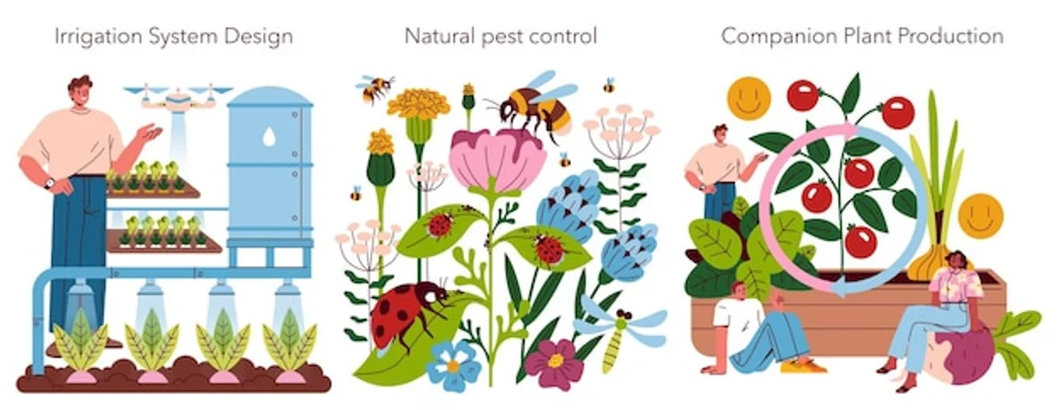 organic pest control plant companioning