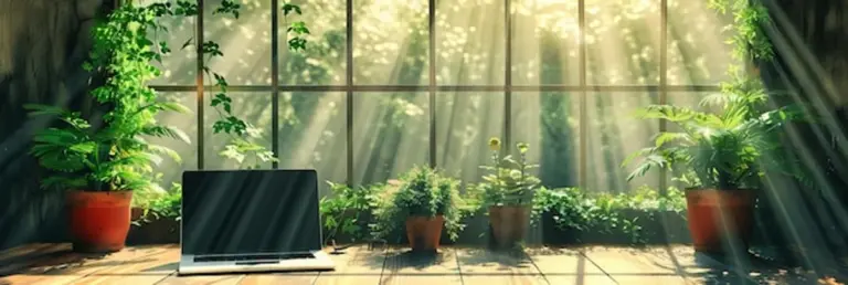 minimalist seed germination home windowsill