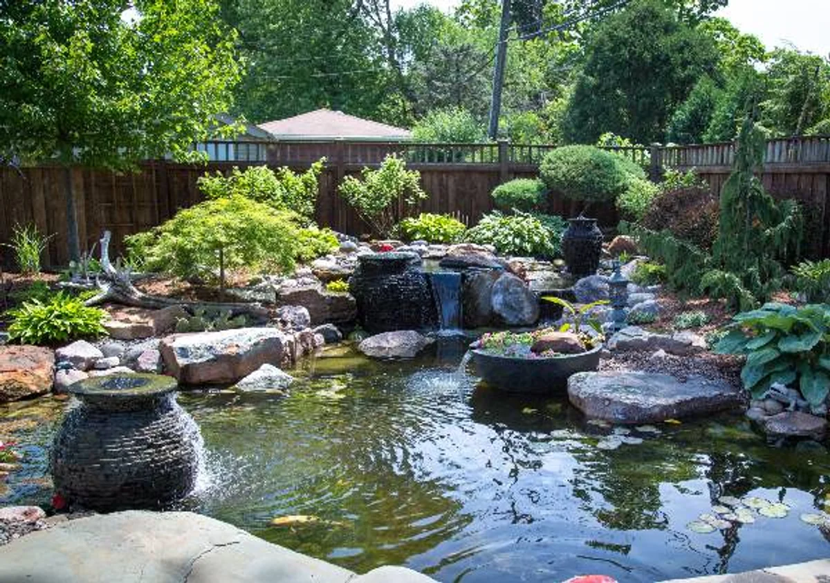 natural garden harmony feng shui water feature german landscaping