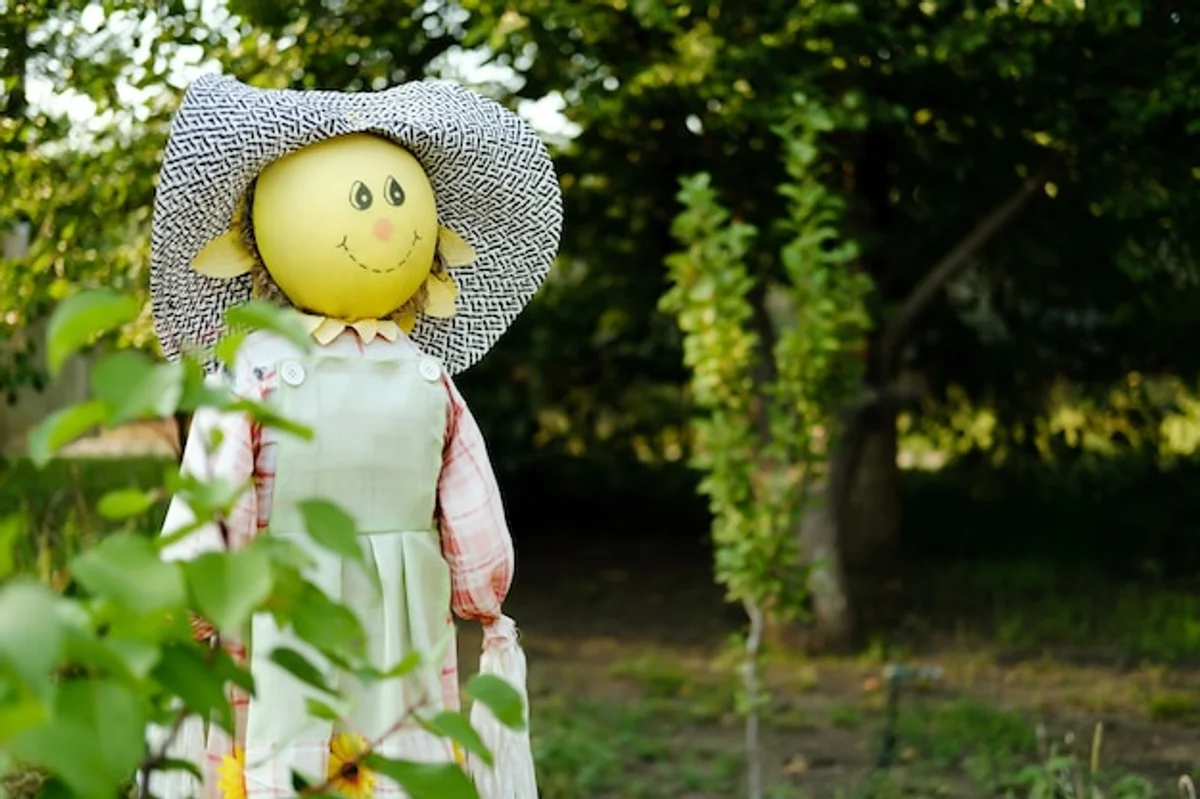 german home gardener protecting seedlings from pests naturally