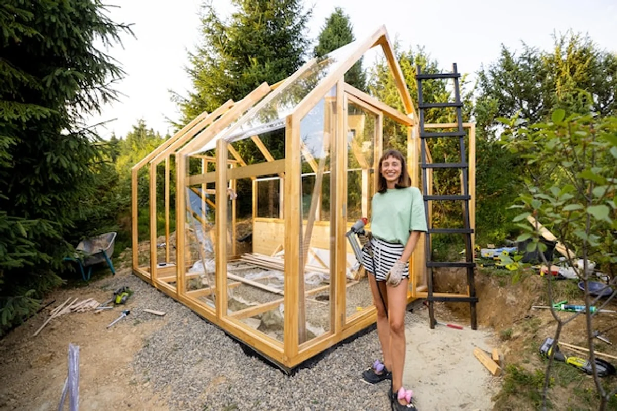 vintage windows diy stylish greenhouse garden