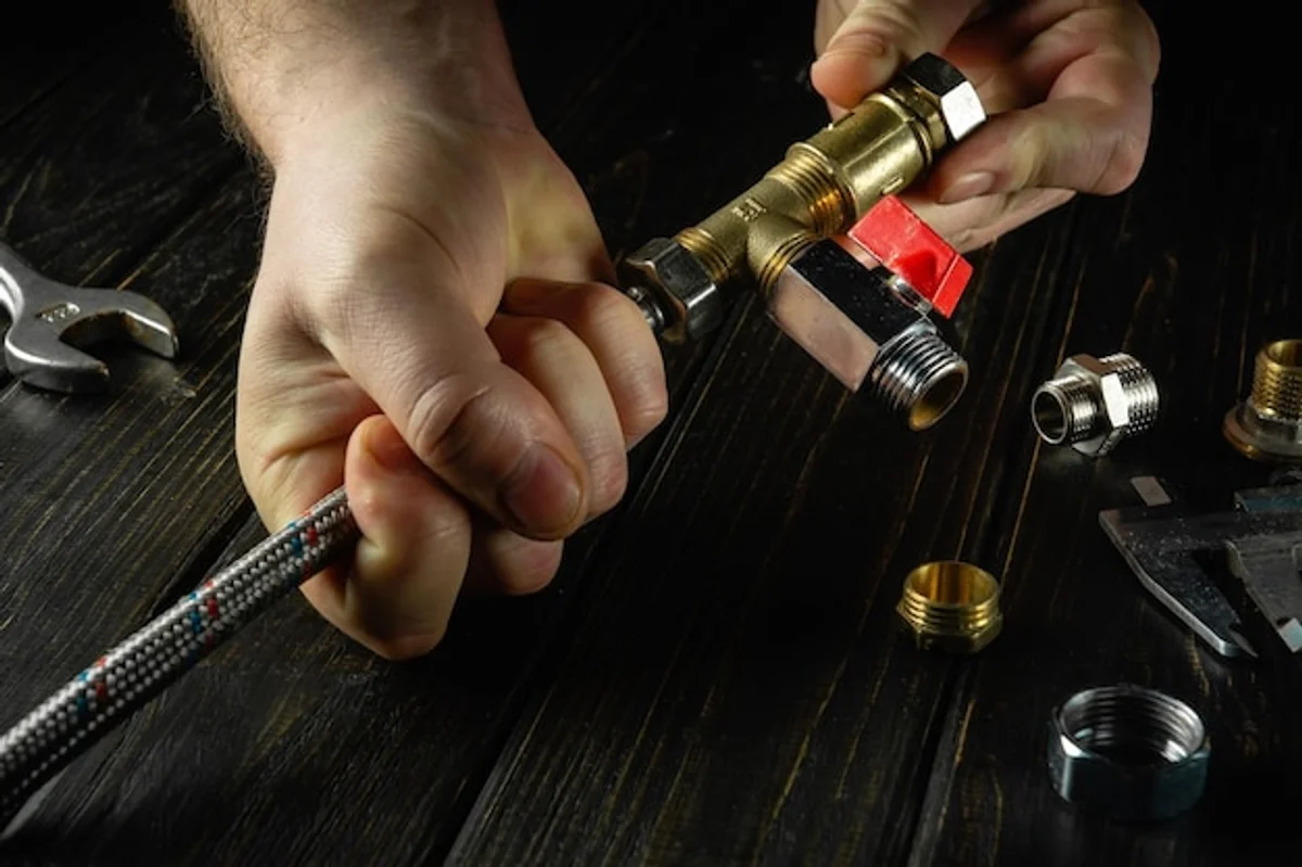 garden hose repair DIY close-up