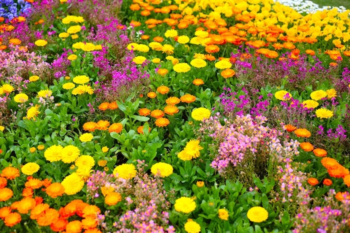 natural garden germany wildflowers pond