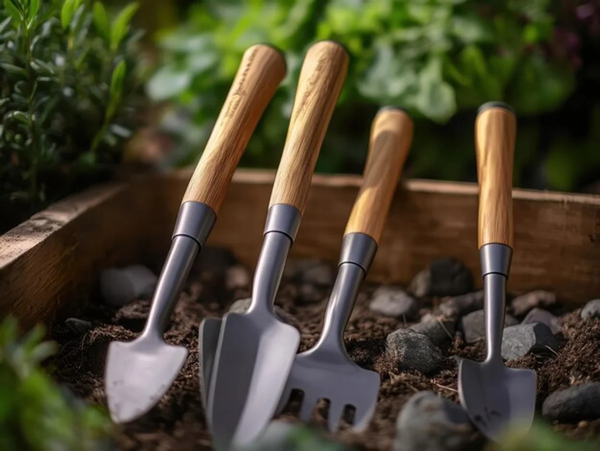 ergonomic gardening tools for seniors in use