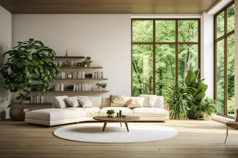 feng shui home plants modern living room harmony
