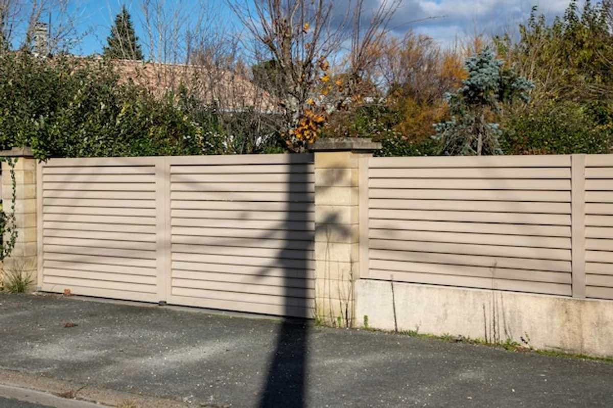 modern stylish garden fence Germany