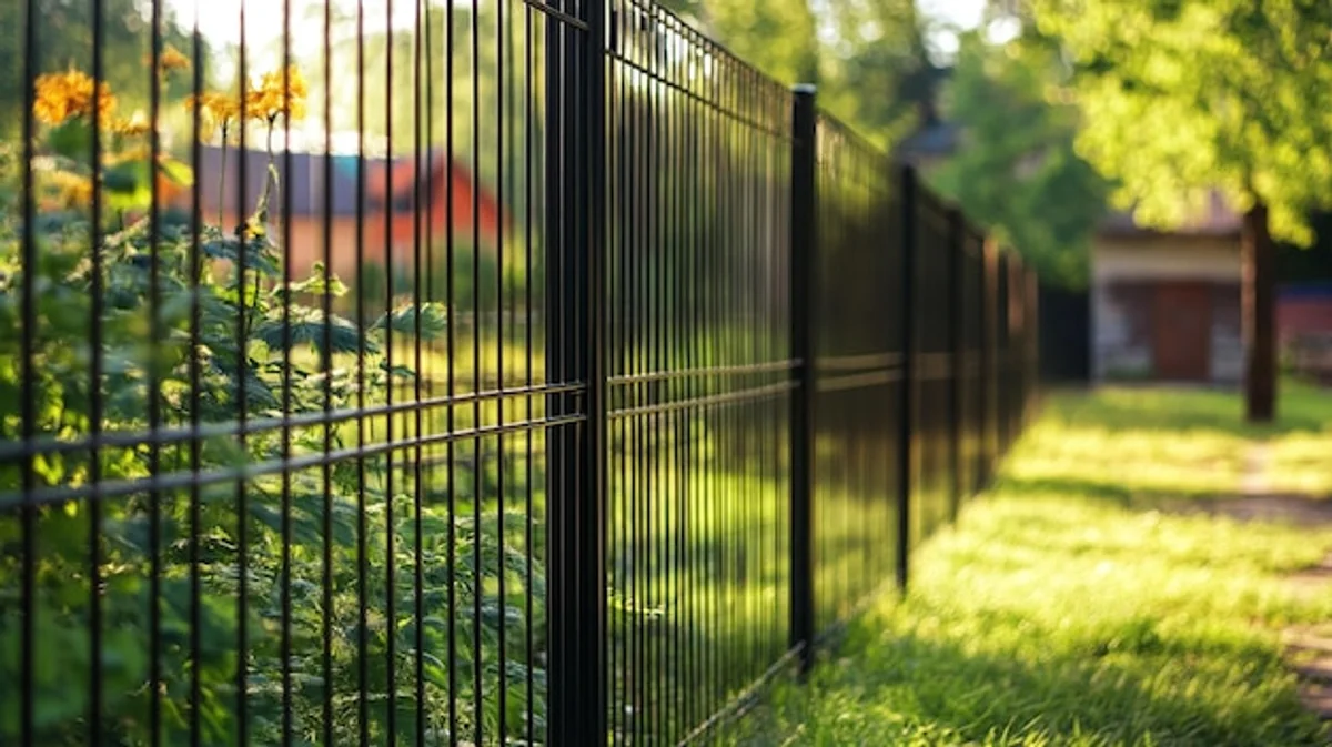 modern fence design garden Germany