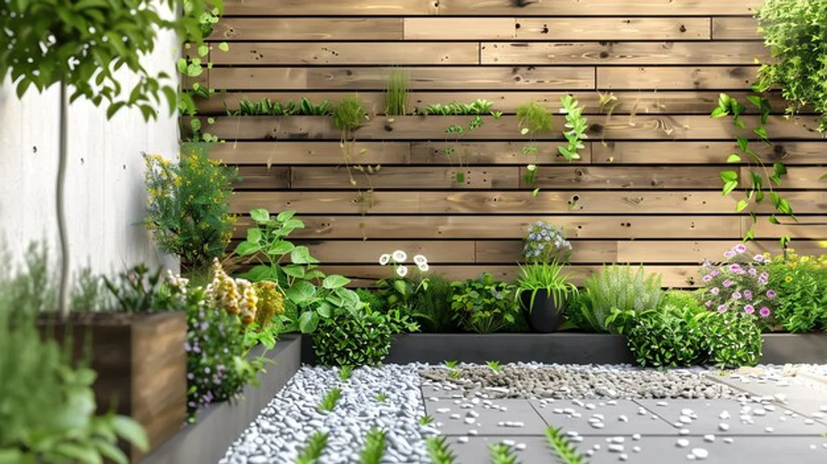 garden fence decoration ideas modern Germany