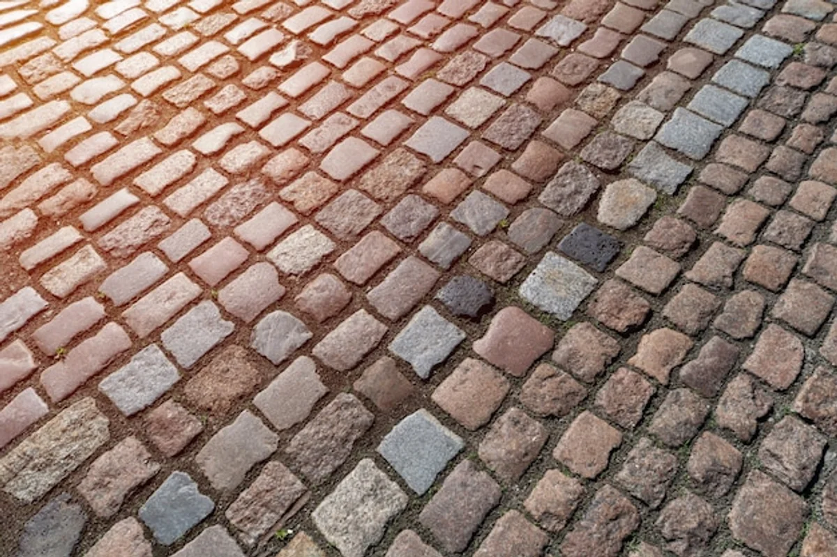 old reclaimed stone patio Germany