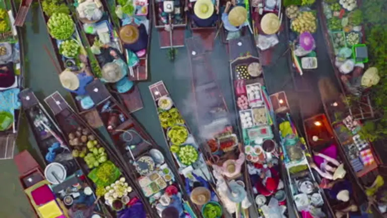 feng shui fruit garden aerial view