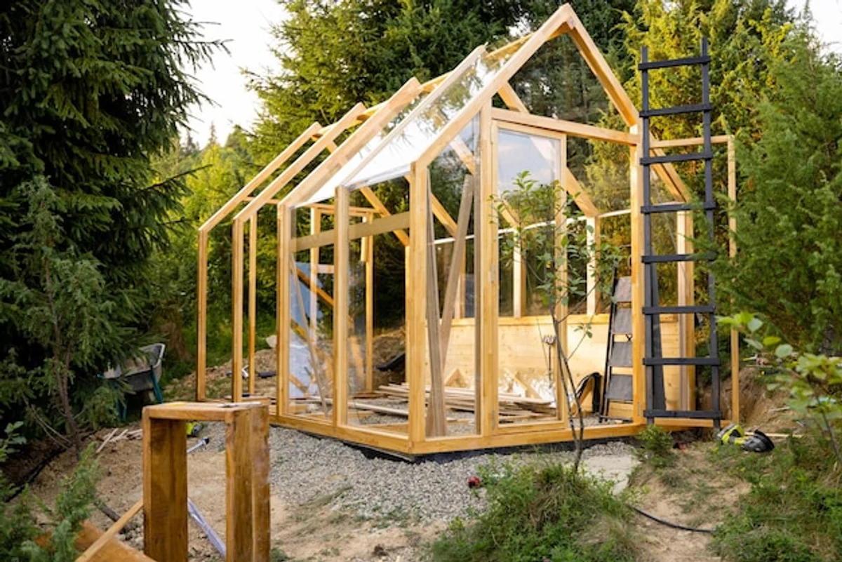 unique diy greenhouse step by step with old window frames
