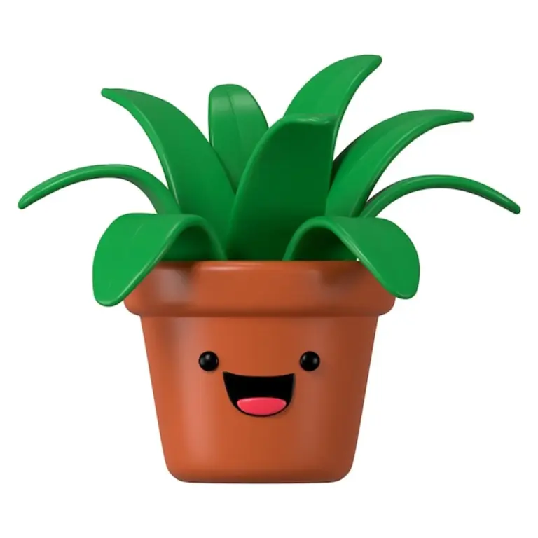 unhappy houseplant in cheap plastic pot