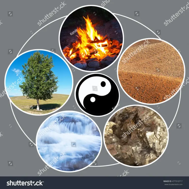 feng shui five elements garden fruit trees aerial