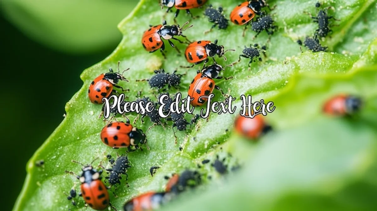 ladybug plants macro pest control garden ecologic