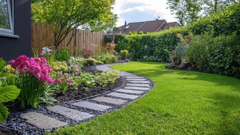 healthy natural lawn Germany backyard