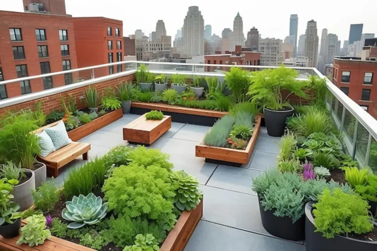vibrant urban vegetable balcony garden Germany