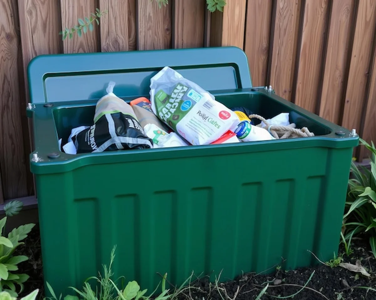 composting kitchen scraps vegetable garden Germany