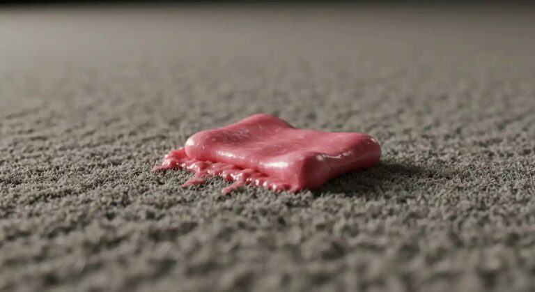 Kaugummi auf dem Teppich? Der Trick mit Eiswürfeln funktioniert garantiert