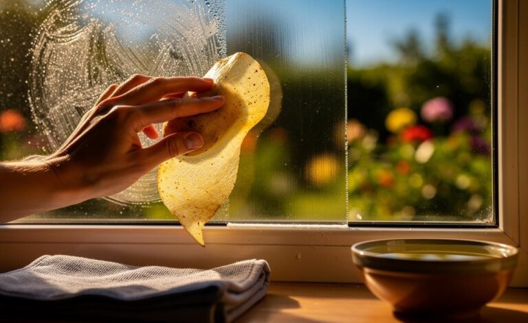 Kartoffelschalen für glänzende Fenster: Das Anti-Streifenmittel der Omas