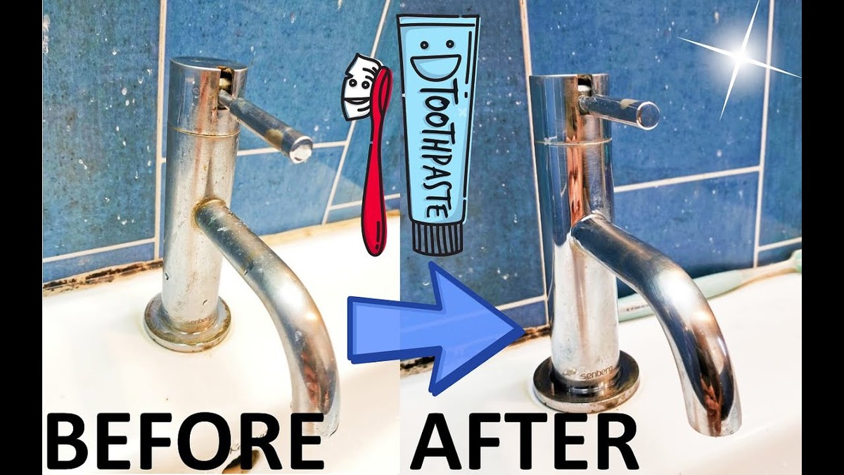 Zahnpasta auf Wasserhähnen? Der Trick gegen Kalkflecken, den Handwerker kennen