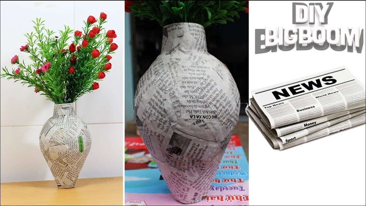 Zeitungspapier in die Blumenvase: Der Trick gegen braune Stängel